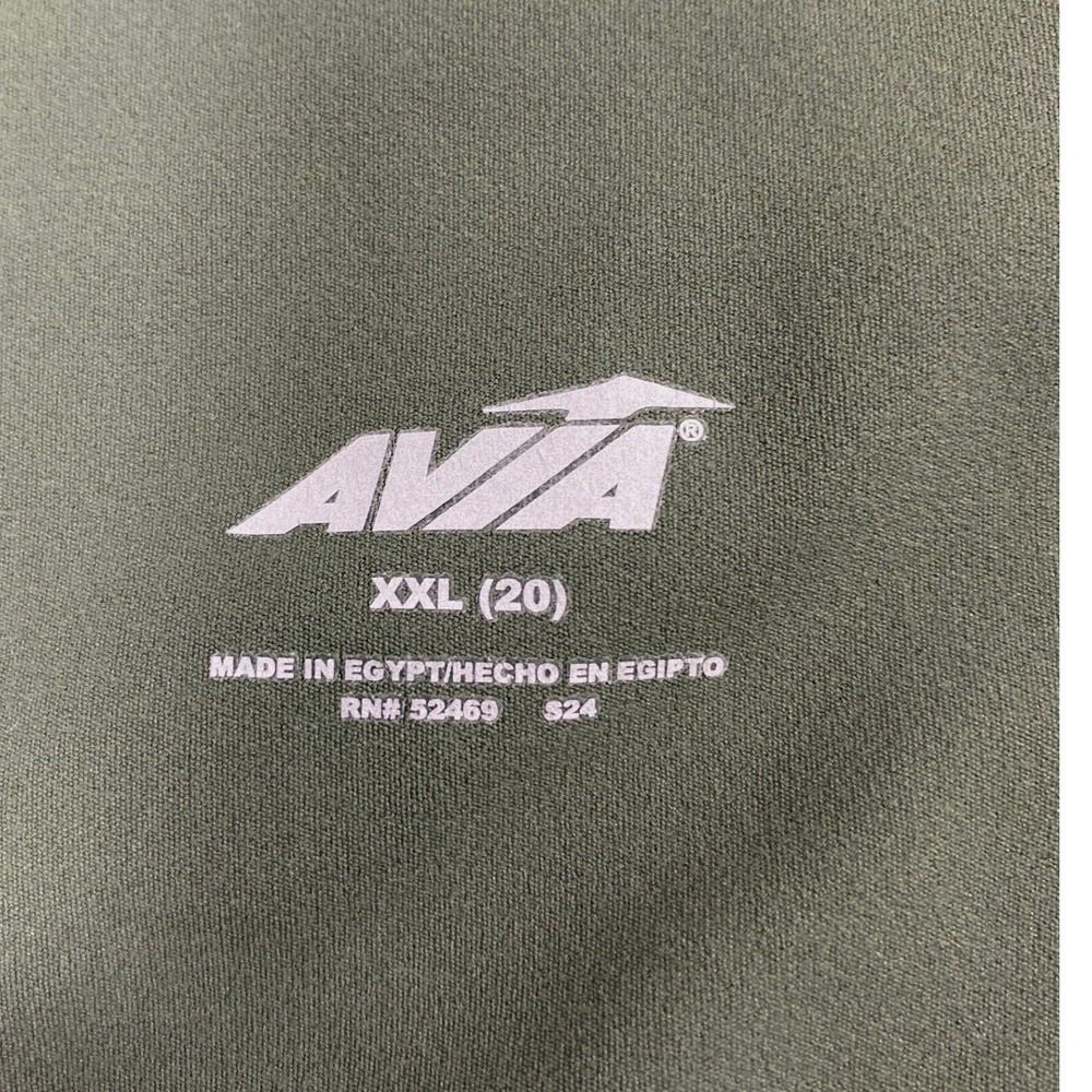 Avia Pants Womens XXL Green  Flare Leg High Rise Athletic Yoga Leggings Casual - Picture 3 of 10